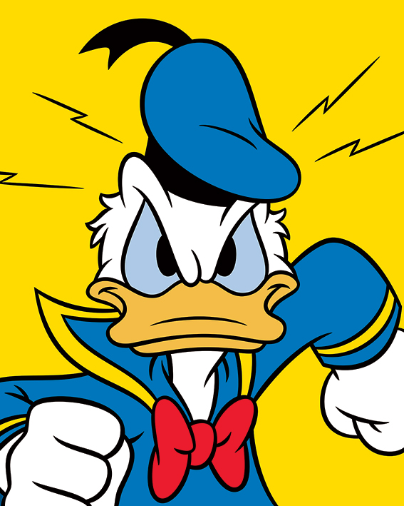 Donald Duck (Mad) Canvas Print