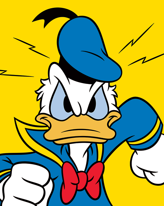 Donald Duck (Mad) Canvas Prints