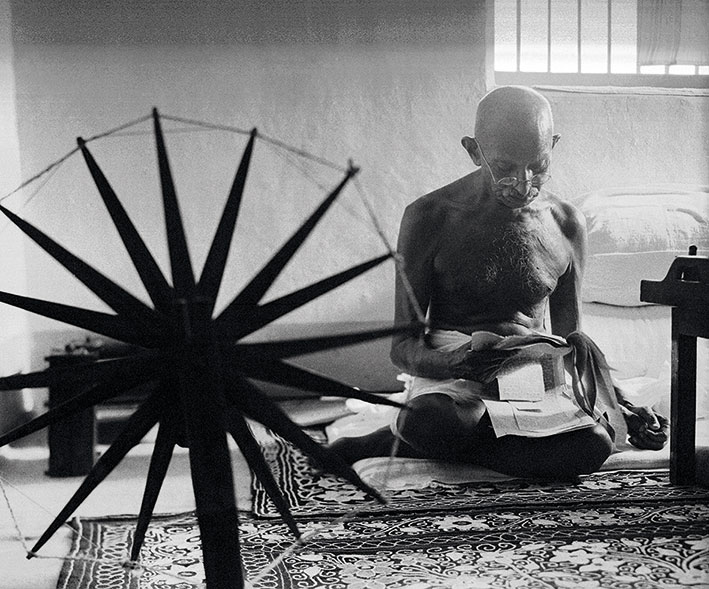 Time Life (Gandhi) Canvas Print