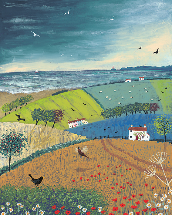 Jo Grundy (Sea Breeze) Canvas Print