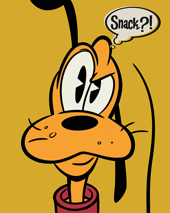 Pluto (Snack?!) Canvas Prints