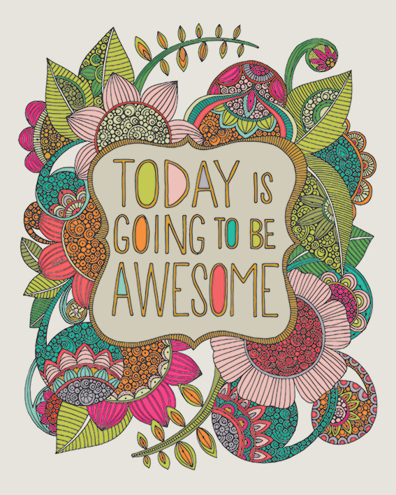 Valentina Ramos (Today is Going to be Awesome) Canvas Print