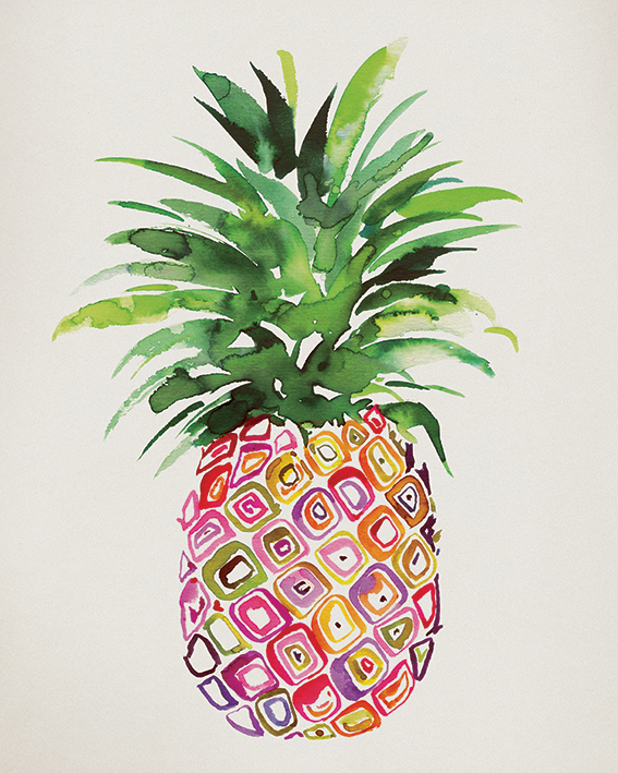 Summer Thornton (Pineapple) Canvas Print