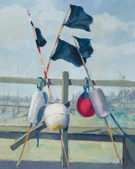 Jane Hewlett (Lobster Pot Buoys) Canvas Prints