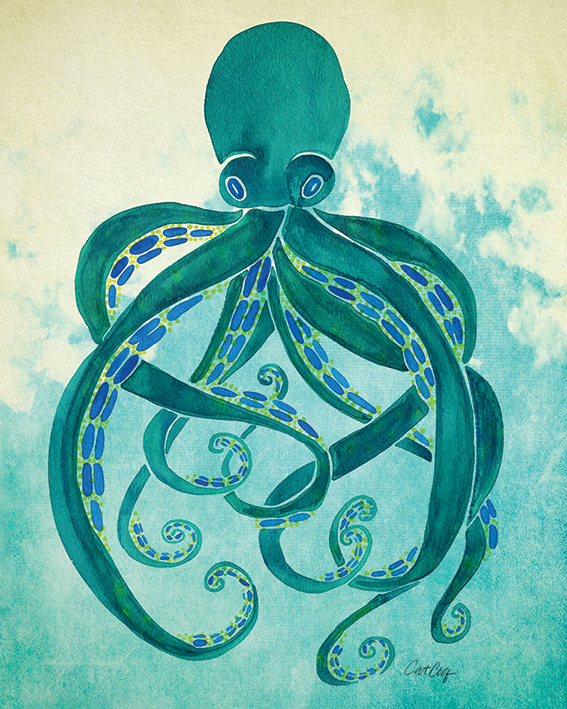 Cat Coquillette (Octopus) Canvas Print