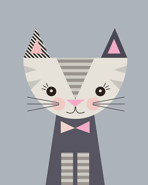 Little Design Haus (Kitten) Canvas Prints