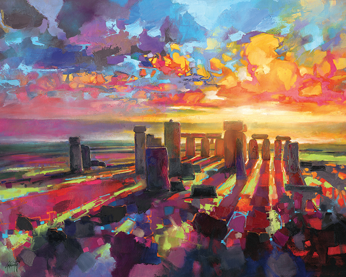 Scott Naismith (Stonehenge Equinox) Canvas Prints