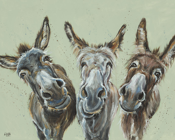 Louise Brown (Wise Asses) Canvas Prints