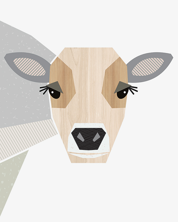 Little Design Haus (Cow) Canvas Prints