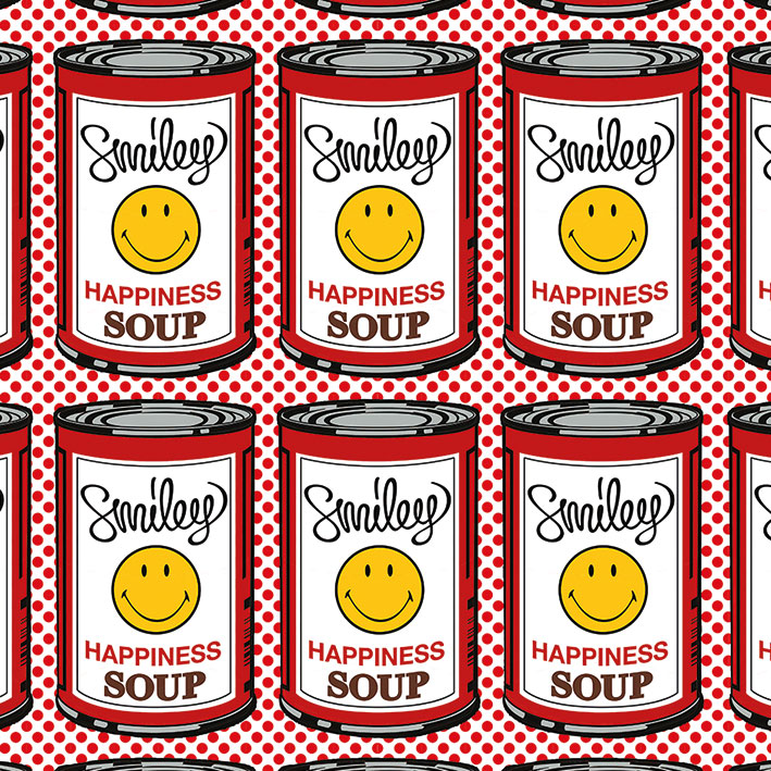 Smiley (Happiness Soup - Multiple) Canvas Print