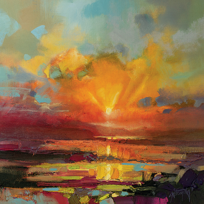 Scott Naismith (Optimism Sunrise Study) Canvas Print
