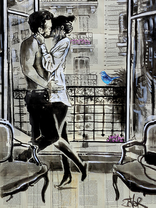 Loui Jover (Room for Two) Canvas Print | The Art Group