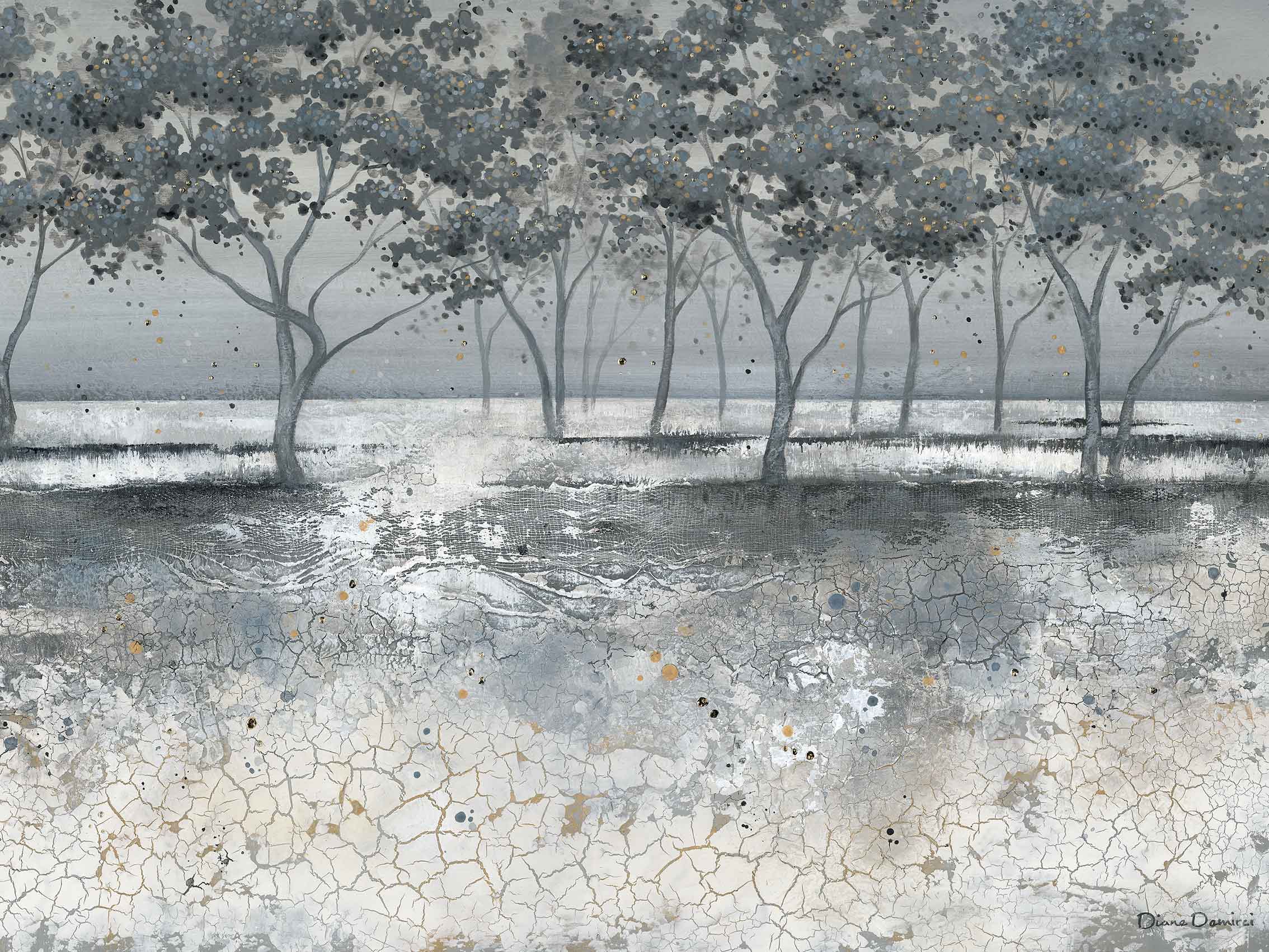 Diane Demirci (Frosted Trees) Canvas Print