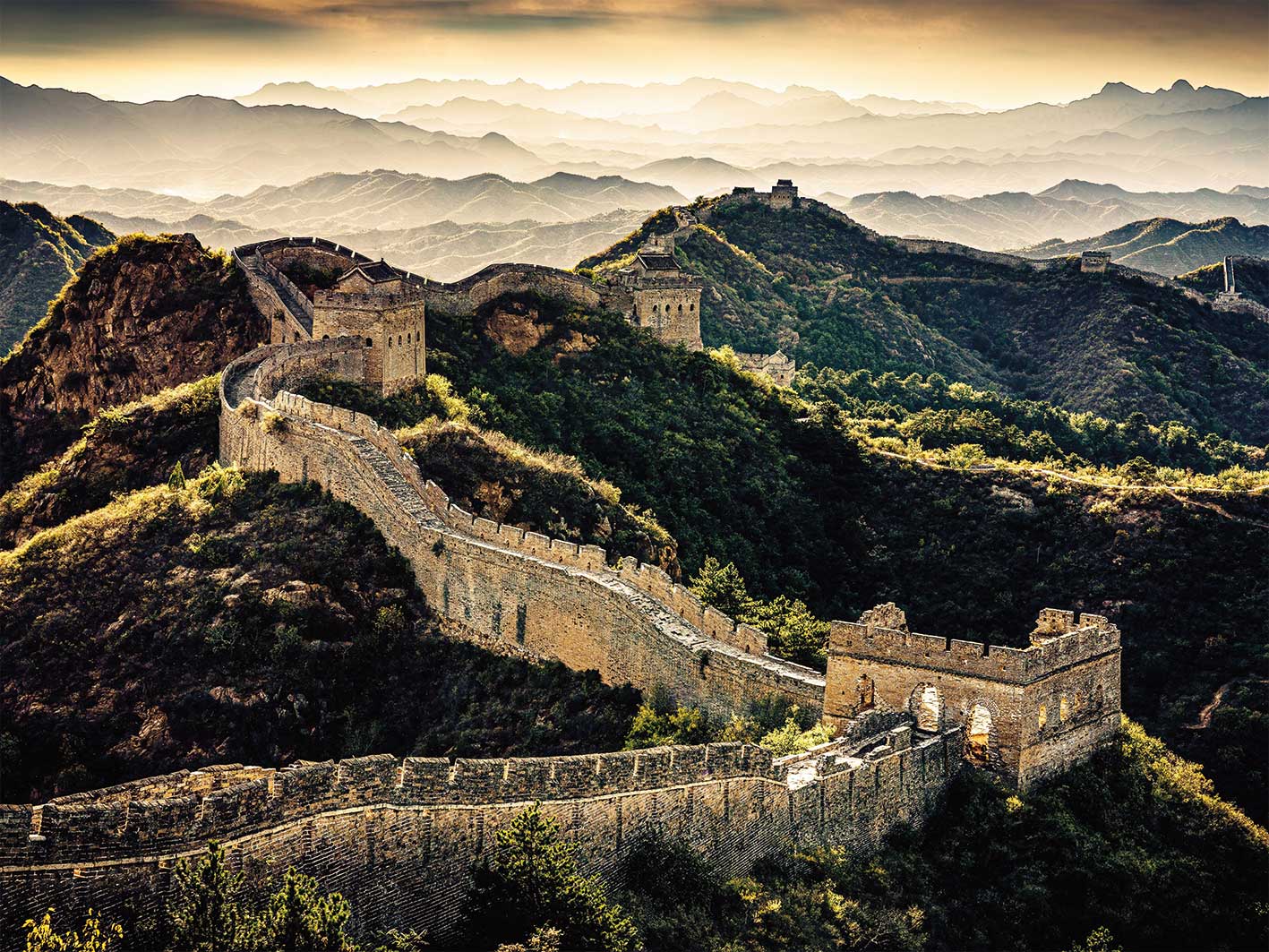 Dieter Reichelt (The Great Wall of China) Canvas Prints