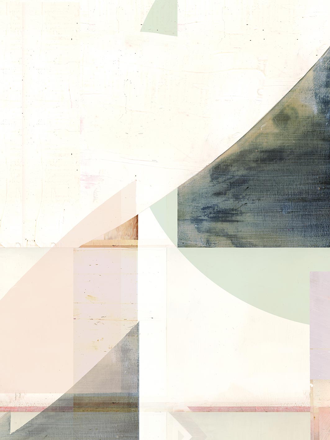 Cartissi (Pink Green White Abstract II) Canvas Prints