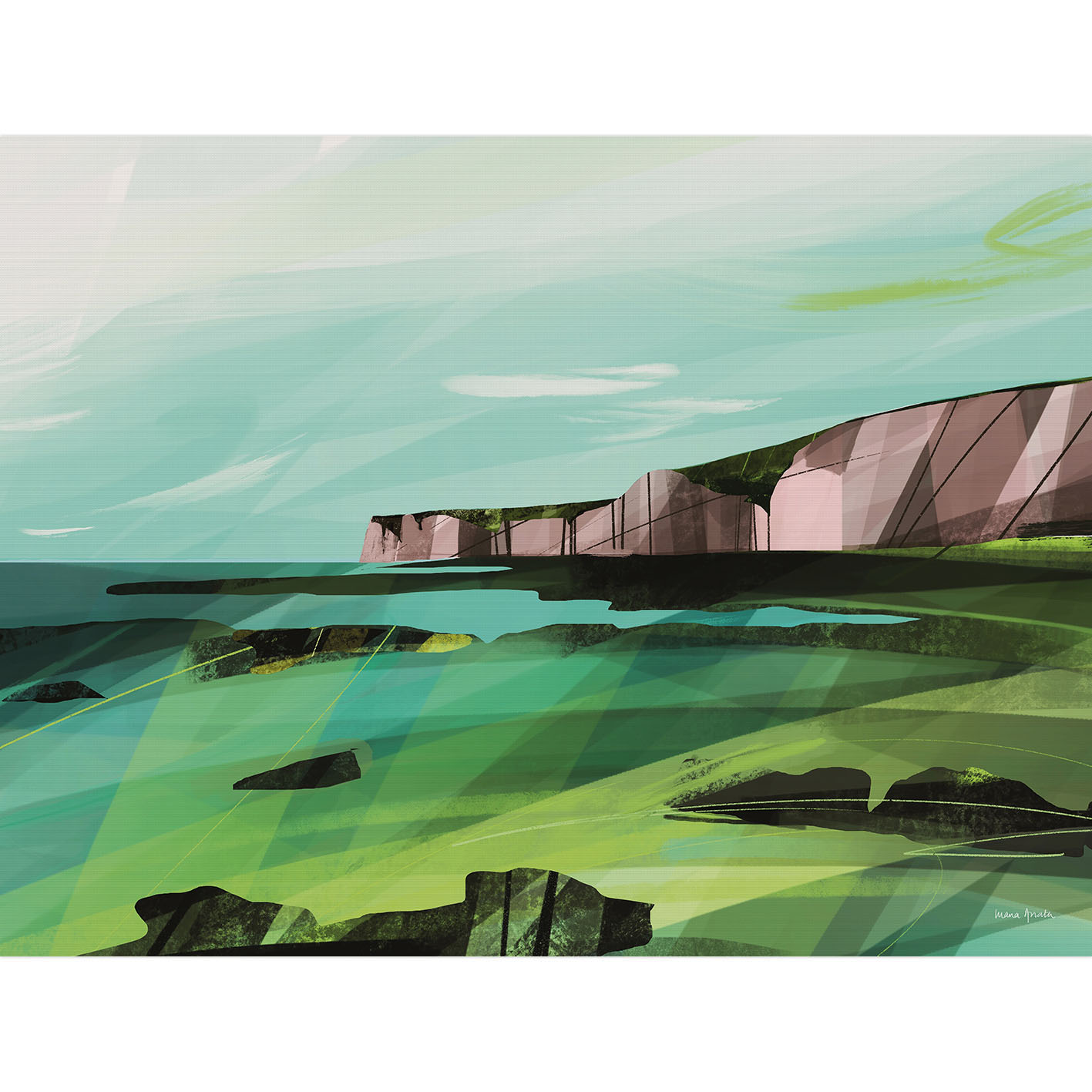 Luana Asiata (South Downs) Canvas Prints