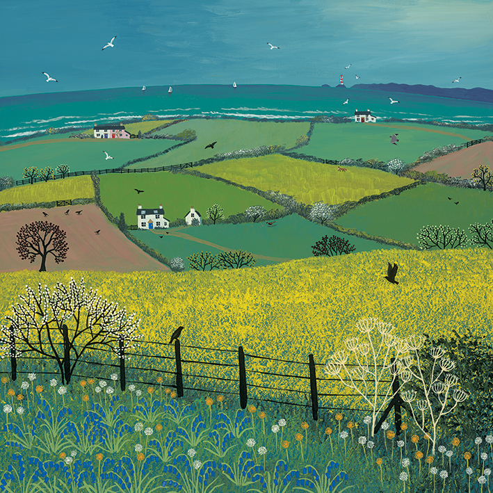 Jo Grundy (Coastal View) Canvas Print