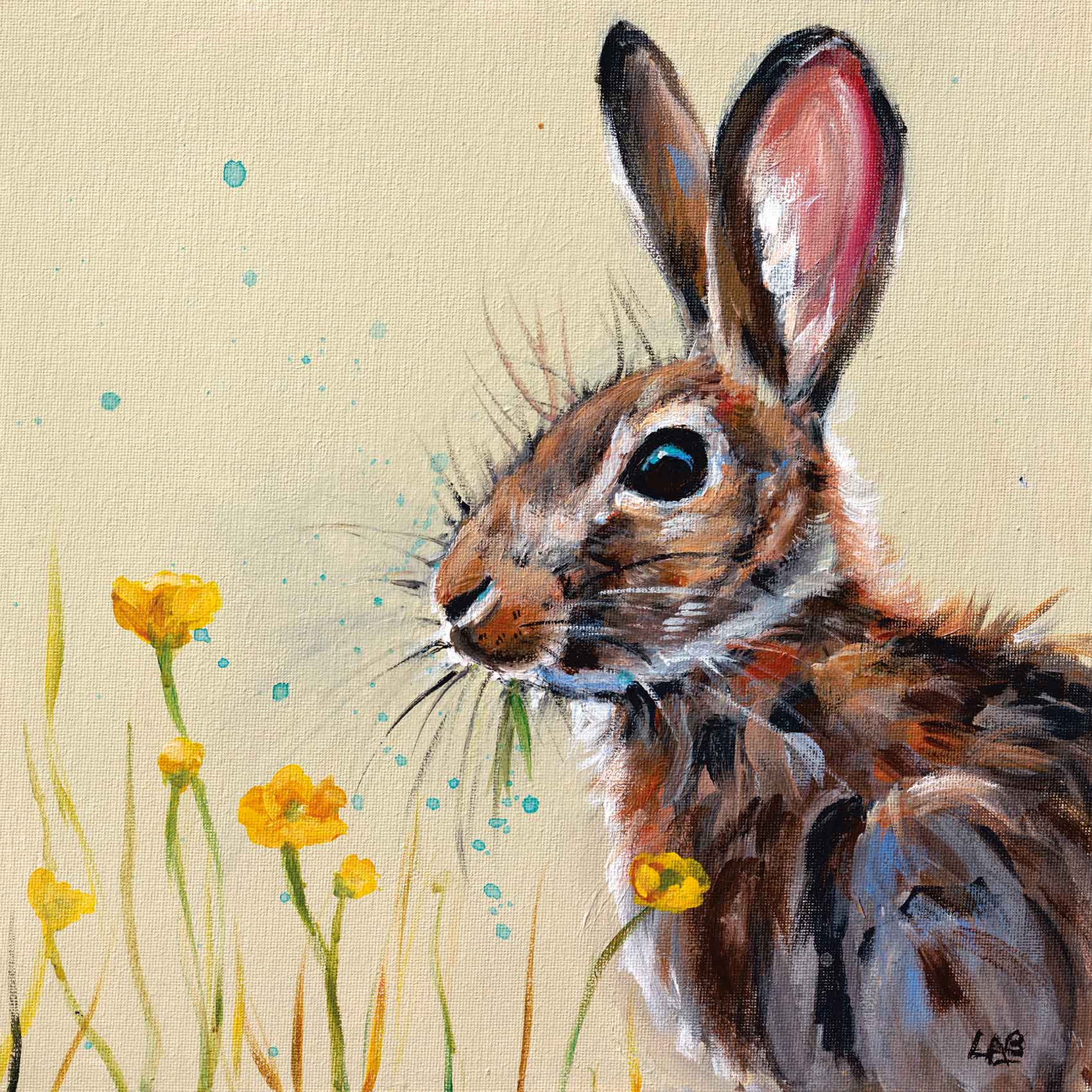 Louise Brown (Buttercup Bunny) Canvas Prints