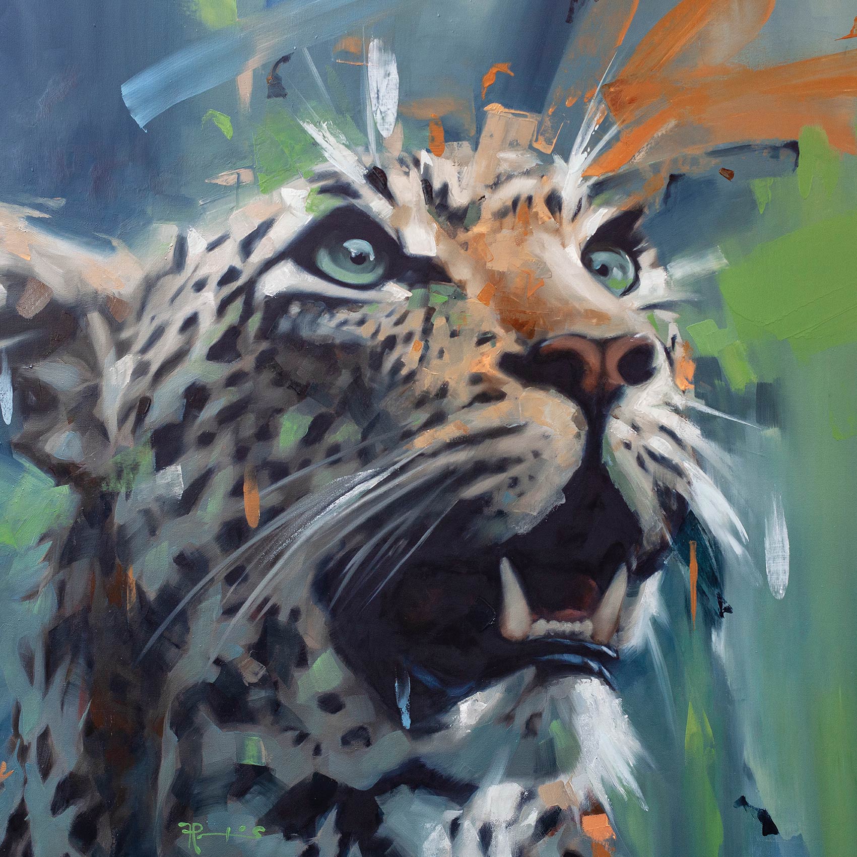 Frank Pretorius (Leopard) Canvas Print