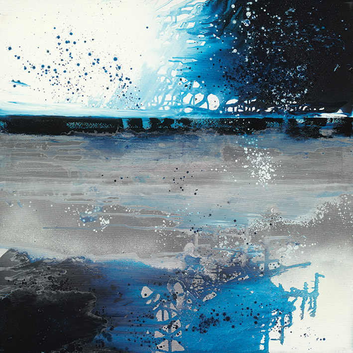 Soozy Barker (Ice Blue) Canvas Print