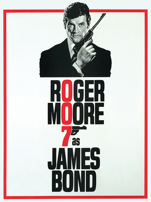 James Bond (Roger Moore) Canvas Print